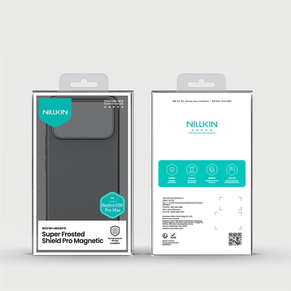 Capa MagSafe para Xiaomi Poco F8 Ultra, Nillkin, Super Shield Pro, Preta