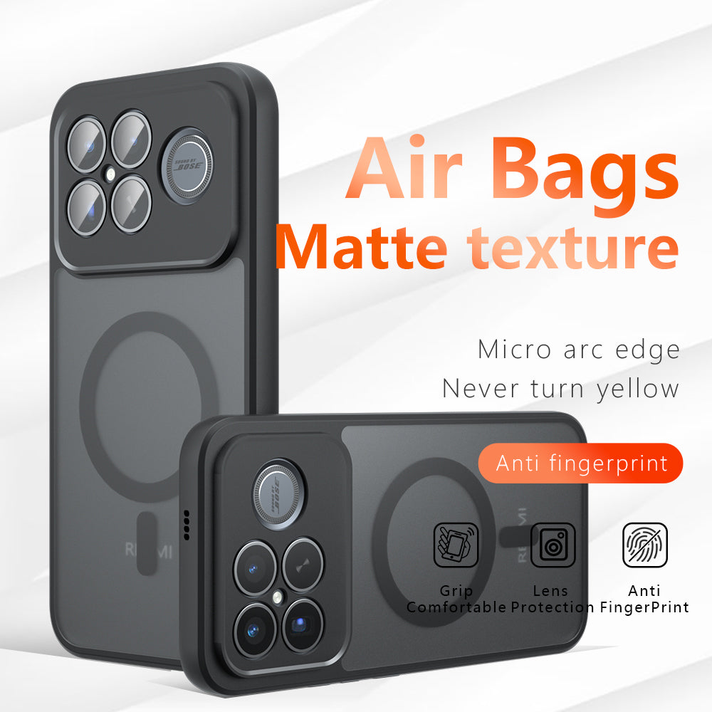 Capa MagSafe para Xiaomi Poco F8 Ultra, Techsuit, PureFrost, Preta Fosca