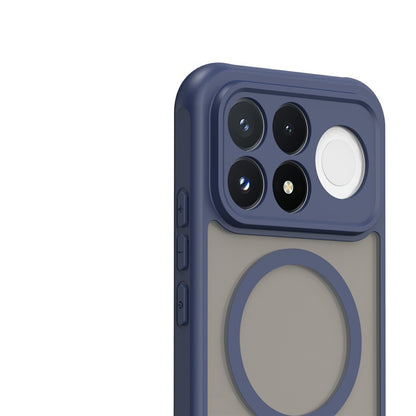 Capa MagSafe para Xiaomi Poco F9 Pro, Techsuit, HaloFrost II, Azul-marinho