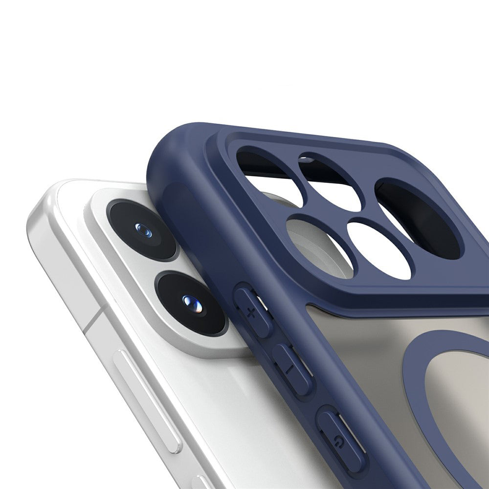 Capa MagSafe para Xiaomi Poco F9 Pro, Techsuit, HaloFrost II, Azul-marinho
