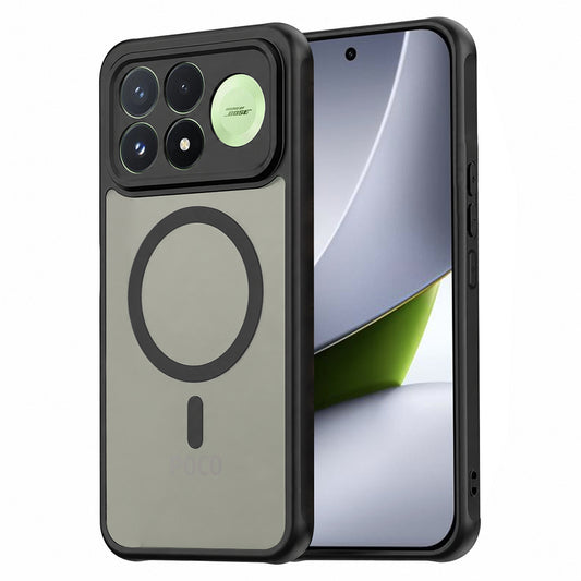 Capa MagSafe para Xiaomi Poco F9 Pro, Techsuit, HaloFrost II, Preta