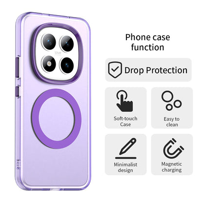 Capa MagSafe para Xiaomi Poco M8 Pro / Redmi Note 15 Pro+ 5G, Techsuit, CandyCase, Roxo