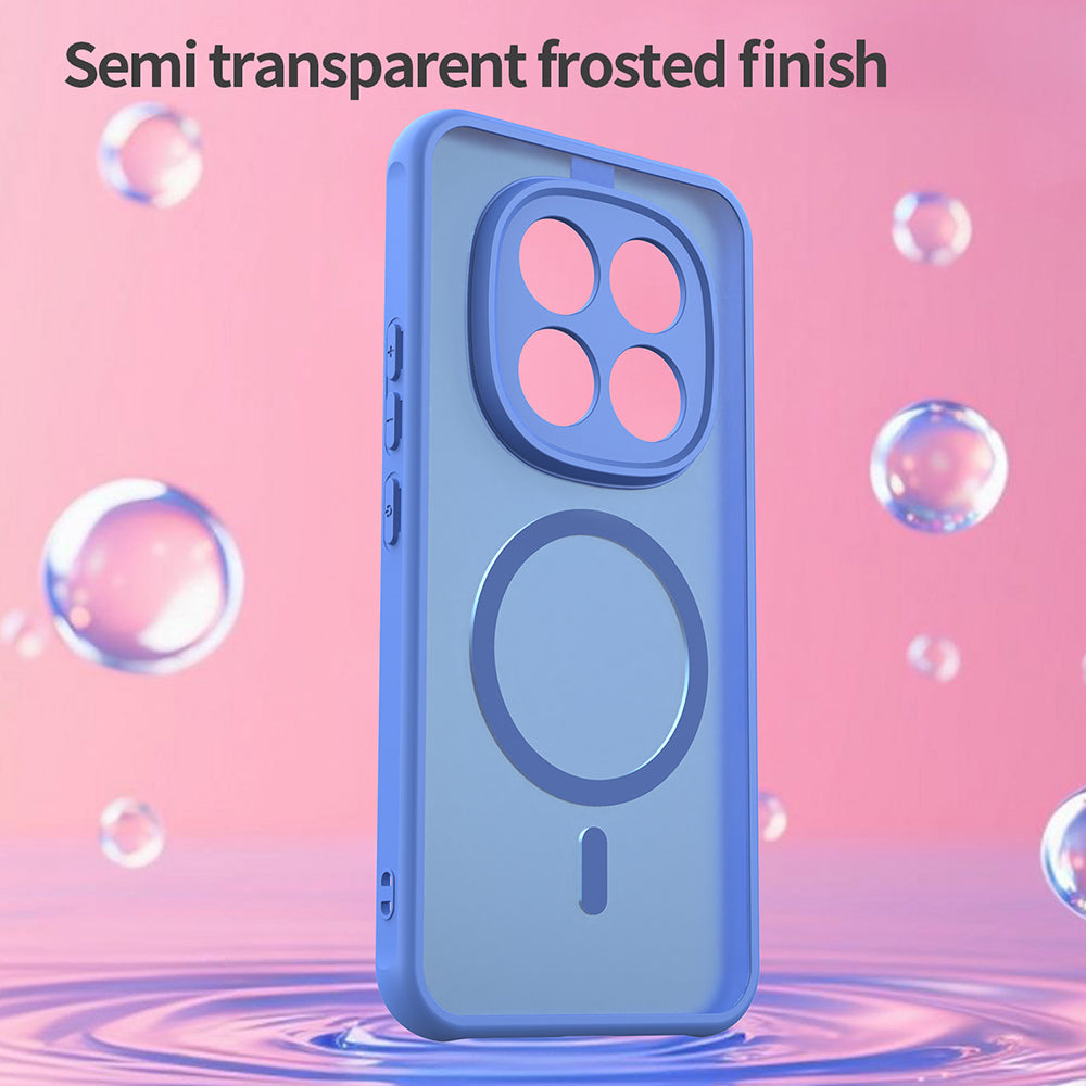 Capa MagSafe para Xiaomi Poco M8 Pro / Redmi Note 15 Pro+ 5G, Techsuit, HaloFrost II, Azul