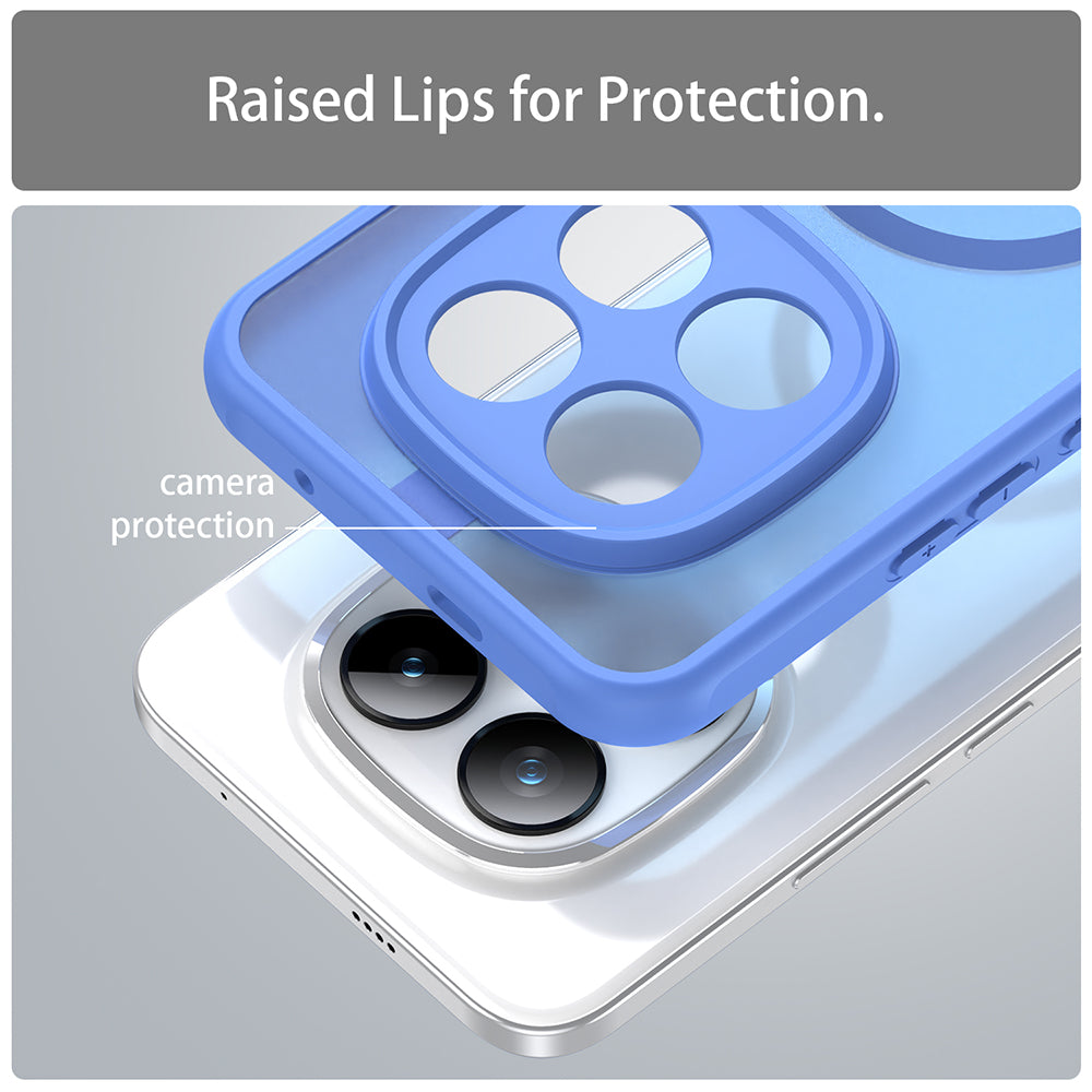 Capa MagSafe para Xiaomi Poco M8 Pro / Redmi Note 15 Pro+ 5G, Techsuit, HaloFrost II, Azul