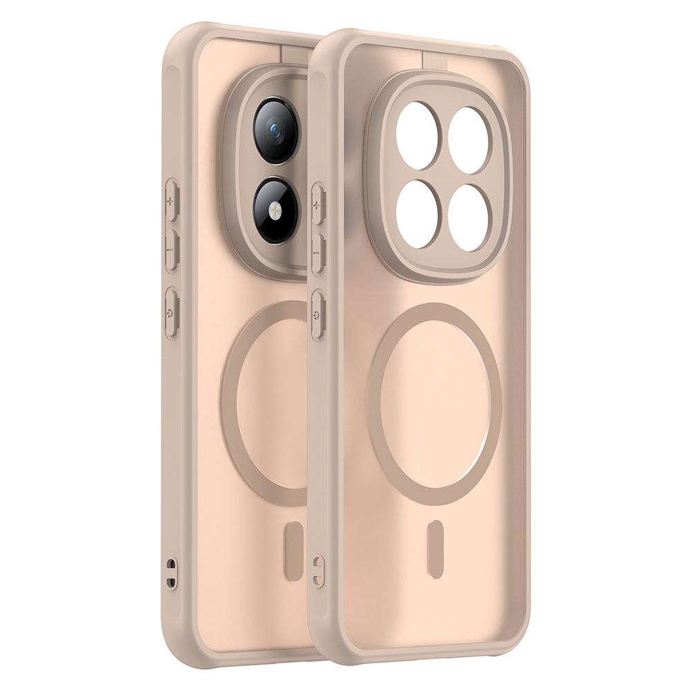 Capa MagSafe para Xiaomi Poco M8 Pro / Redmi Note 15 Pro+ 5G, Techsuit, HaloFrost II, Dourada