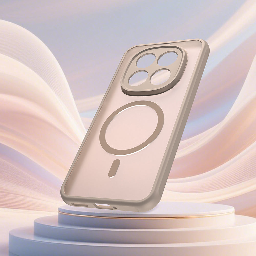 Capa MagSafe para Xiaomi Poco M8 Pro / Redmi Note 15 Pro+ 5G, Techsuit, HaloFrost II, Dourada