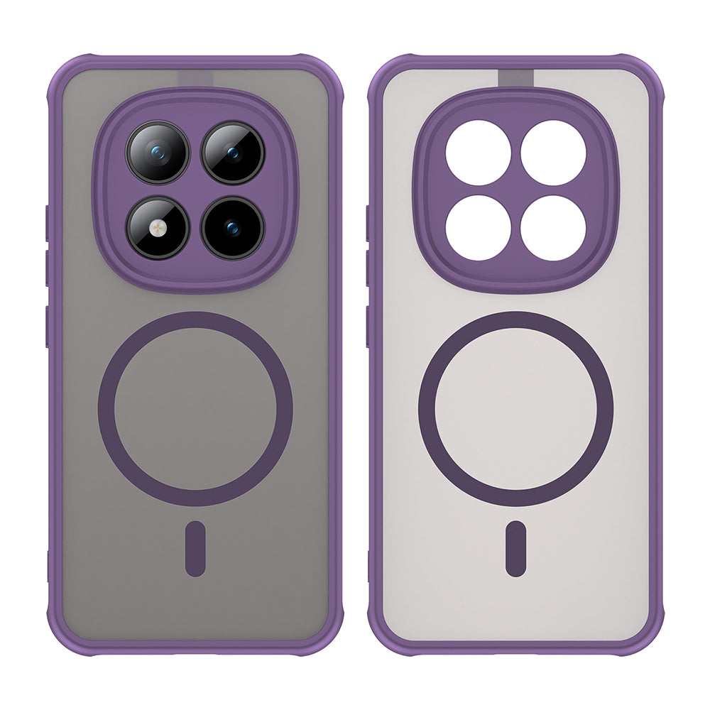 Capa MagSafe para Xiaomi Poco M8 Pro / Redmi Note 15 Pro+ 5G, Techsuit, HaloFrost II, Roxo