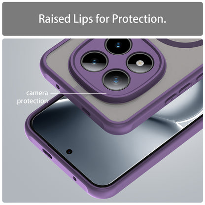 Capa MagSafe para Xiaomi Poco M8 Pro / Redmi Note 15 Pro+ 5G, Techsuit, HaloFrost II, Roxo