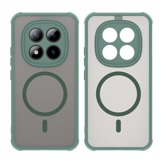 Capa MagSafe para Xiaomi Poco M8 Pro / Redmi Note 15 Pro+ 5G, Techsuit, HaloFrost II, Verde