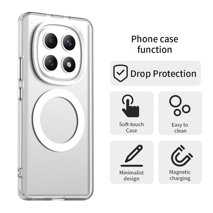 Capa MagSafe para Xiaomi Poco M8 / Redmi Note 15 5G / Note 15 4G, Techsuit, CandyCase, Branca