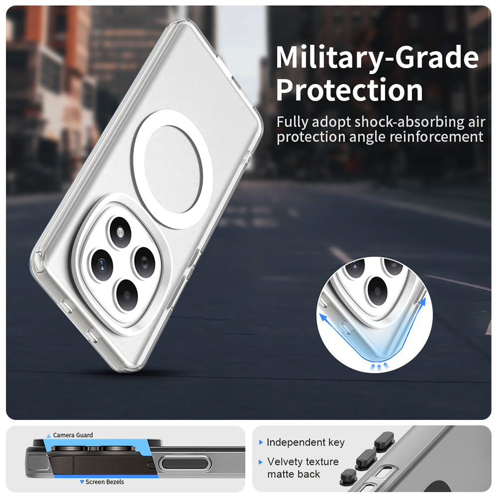 Capa MagSafe para Xiaomi Poco M8 / Redmi Note 15 5G / Note 15 4G, Techsuit, CandyCase, Branca