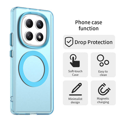 Capa MagSafe para Xiaomi Poco M8 / Redmi Note 15 5G / Note 15 4G, Techsuit, CandyCase, Azul