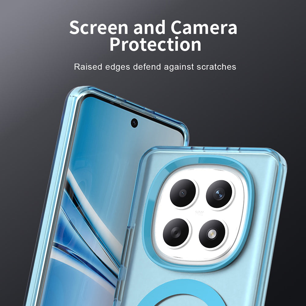 Capa MagSafe para Xiaomi Poco M8 / Redmi Note 15 5G / Note 15 4G, Techsuit, CandyCase, Azul