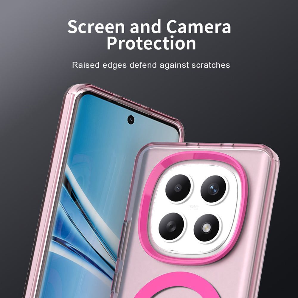 Capa MagSafe para Xiaomi Poco M8 / Redmi Note 15 5G / Note 15 4G, Techsuit, CandyCase, Rosa