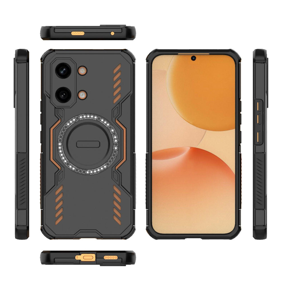 Capa MagSafe para Xiaomi Poco X8 Pro Max, Techsuit, ArmorMag, Preta