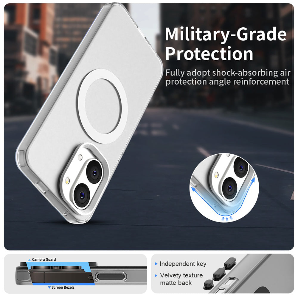 Capa MagSafe para Xiaomi Poco X8 Pro Max, Techsuit, CandyCase, Branca
