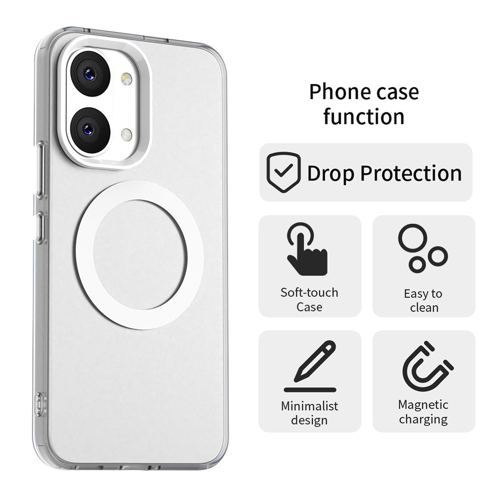 Capa MagSafe para Xiaomi Poco X8 Pro Max, Techsuit, CandyCase, Branca