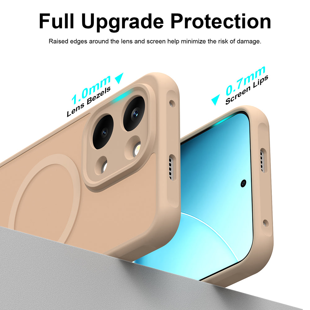 Capa MagSafe para Xiaomi Poco X8 Pro Max, Techsuit, HaloFrost II, Dourada
