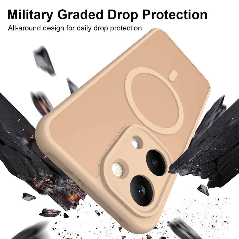 Capa MagSafe para Xiaomi Poco X8 Pro Max, Techsuit, HaloFrost II, Dourada