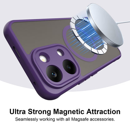 MagSafe Case for Xiaomi Poco X8 Pro Max, Techsuit, HaloFrost II, Purple