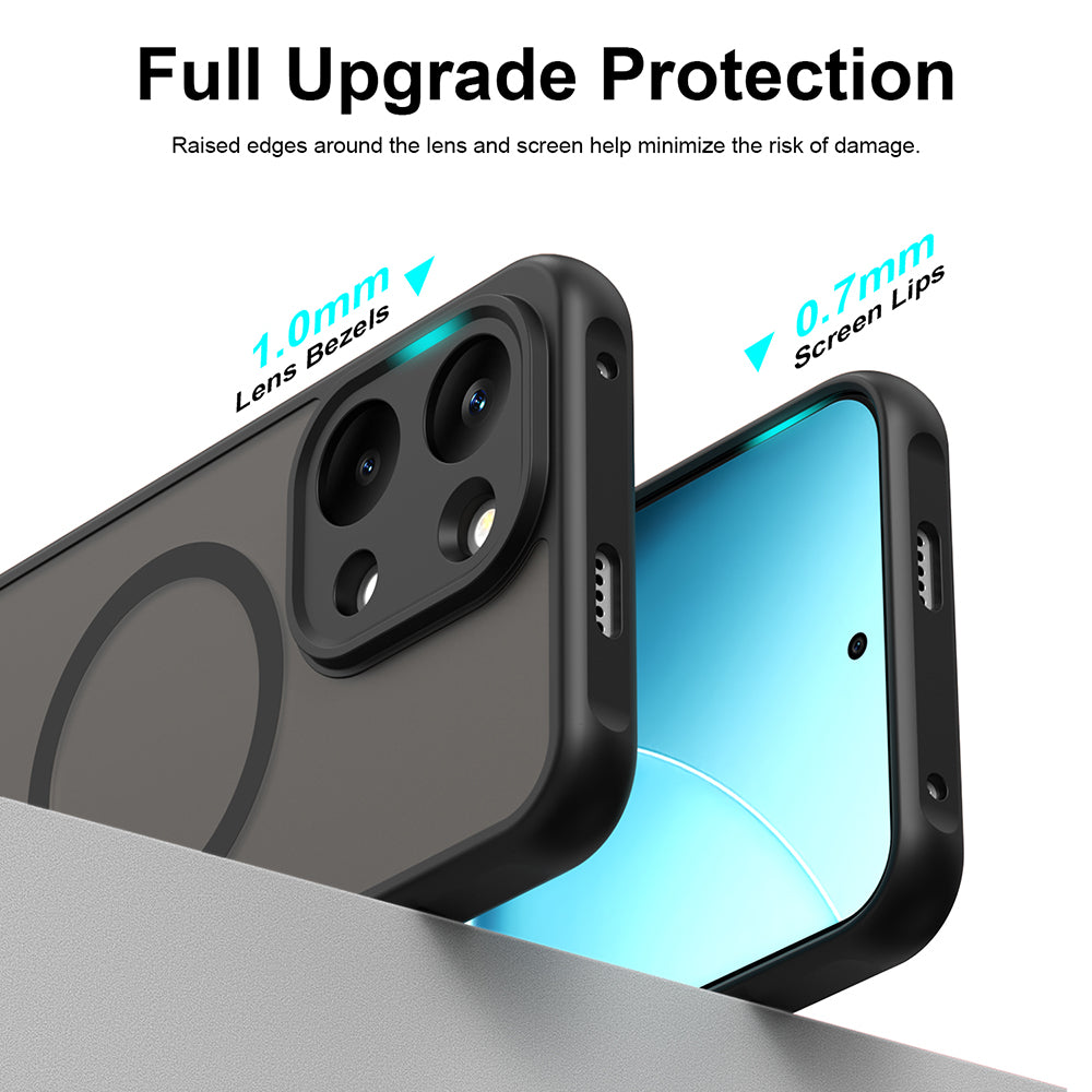 Capa MagSafe para Xiaomi Poco X8 Pro Max, Techsuit, HaloFrost II, Preta