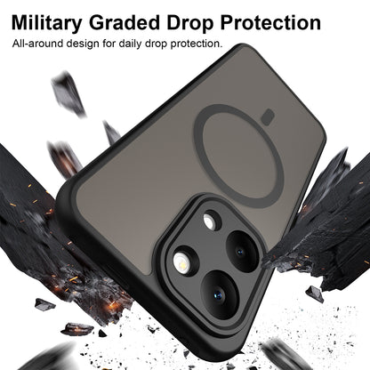 Capa MagSafe para Xiaomi Poco X8 Pro Max, Techsuit, HaloFrost II, Preta