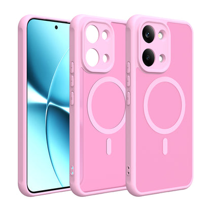 Capa MagSafe para Xiaomi Poco X8 Pro Max, Techsuit, HaloFrost II, Rosa