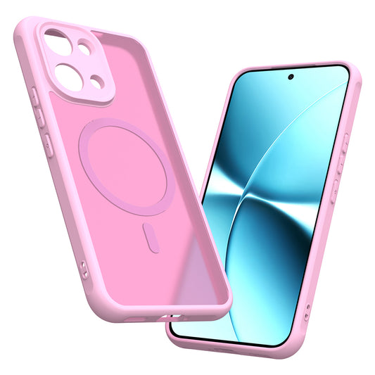 Capa MagSafe para Xiaomi Poco X8 Pro Max, Techsuit, HaloFrost II, Rosa