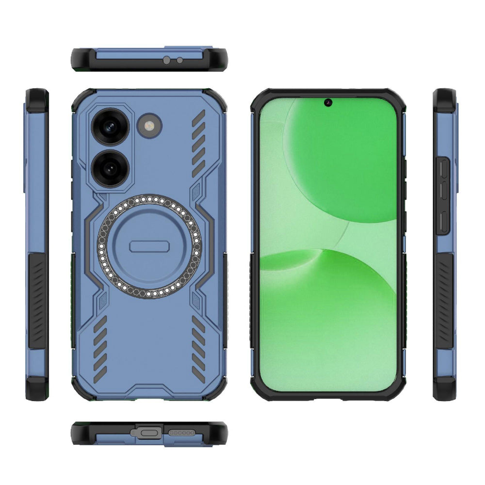 Capa MagSafe para Xiaomi Poco X8 Pro, Techsuit, ArmorMag, Azul