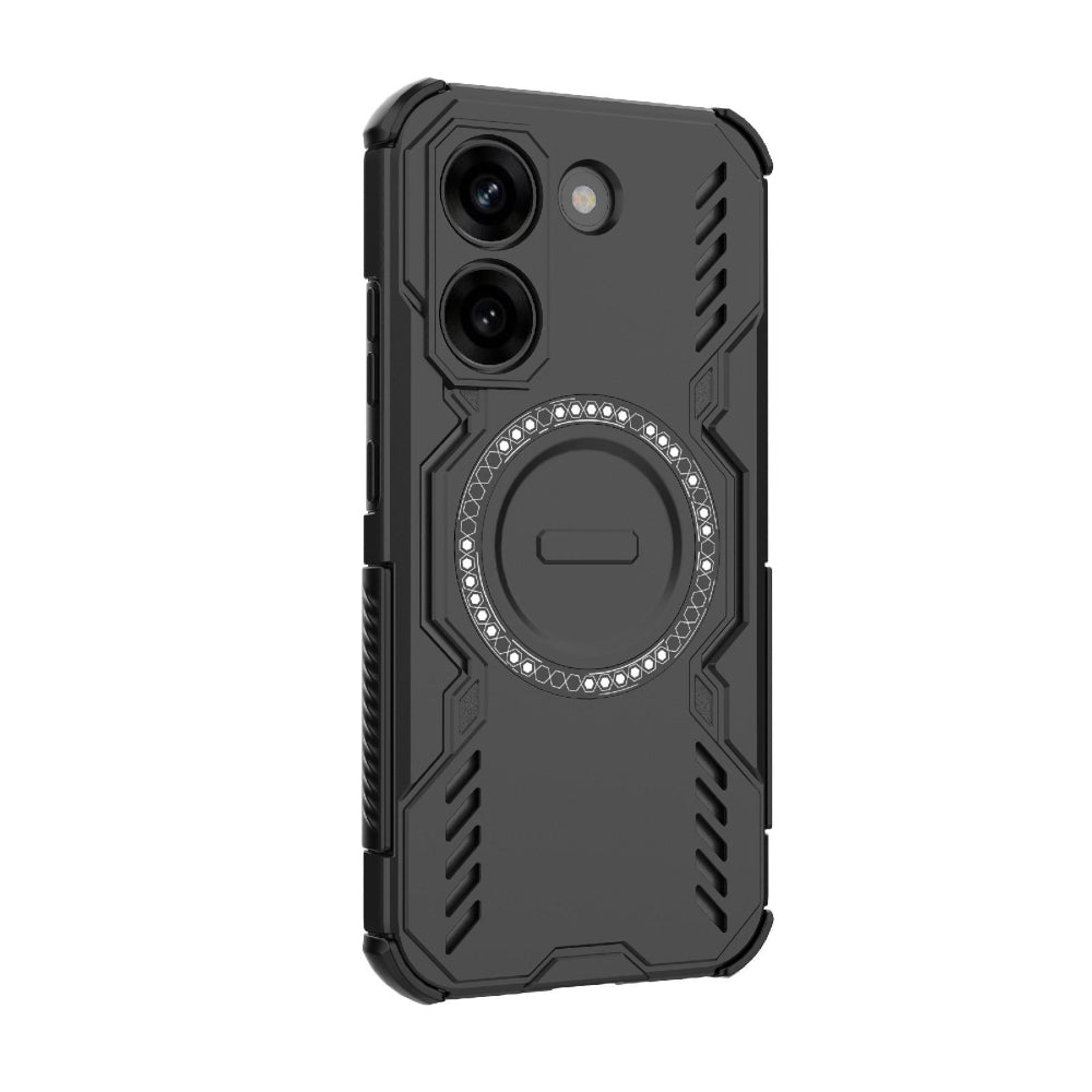 Capa MagSafe para Xiaomi Poco X8 Pro, Techsuit, ArmorMag, Preta