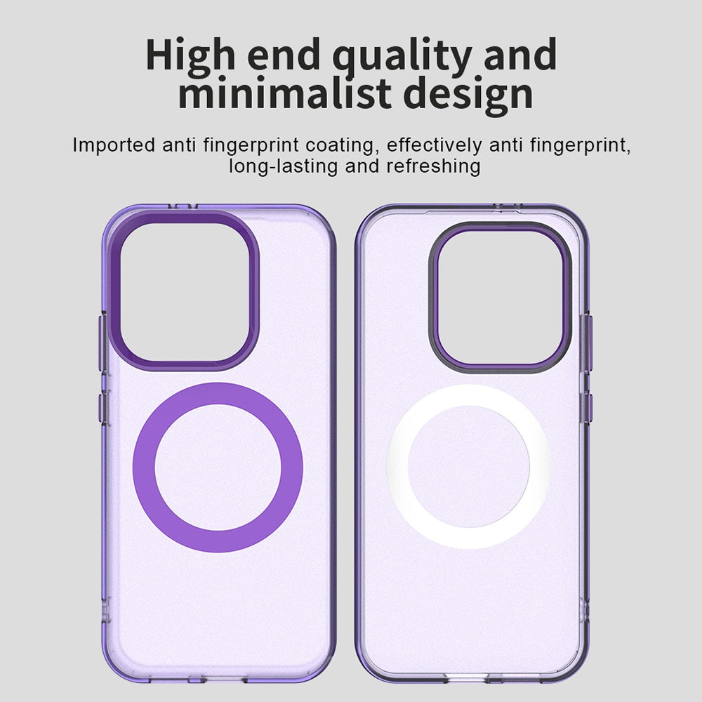 Capa MagSafe para Xiaomi Poco X8 Pro, Techsuit, CandyCase, Roxa