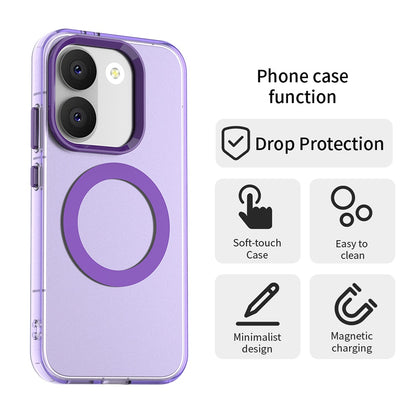 Capa MagSafe para Xiaomi Poco X8 Pro, Techsuit, CandyCase, Roxa