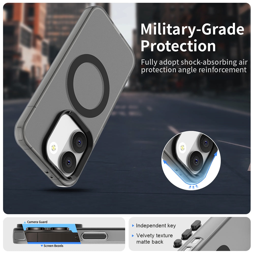 Capa MagSafe para Xiaomi Poco X8 Pro, Techsuit, CandyCase, Preta