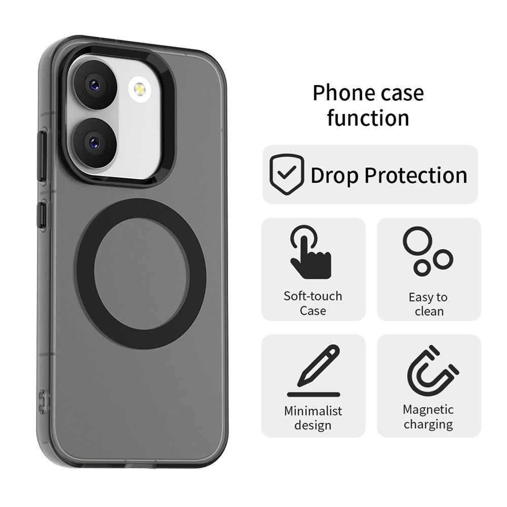 Capa MagSafe para Xiaomi Poco X8 Pro, Techsuit, CandyCase, Preta