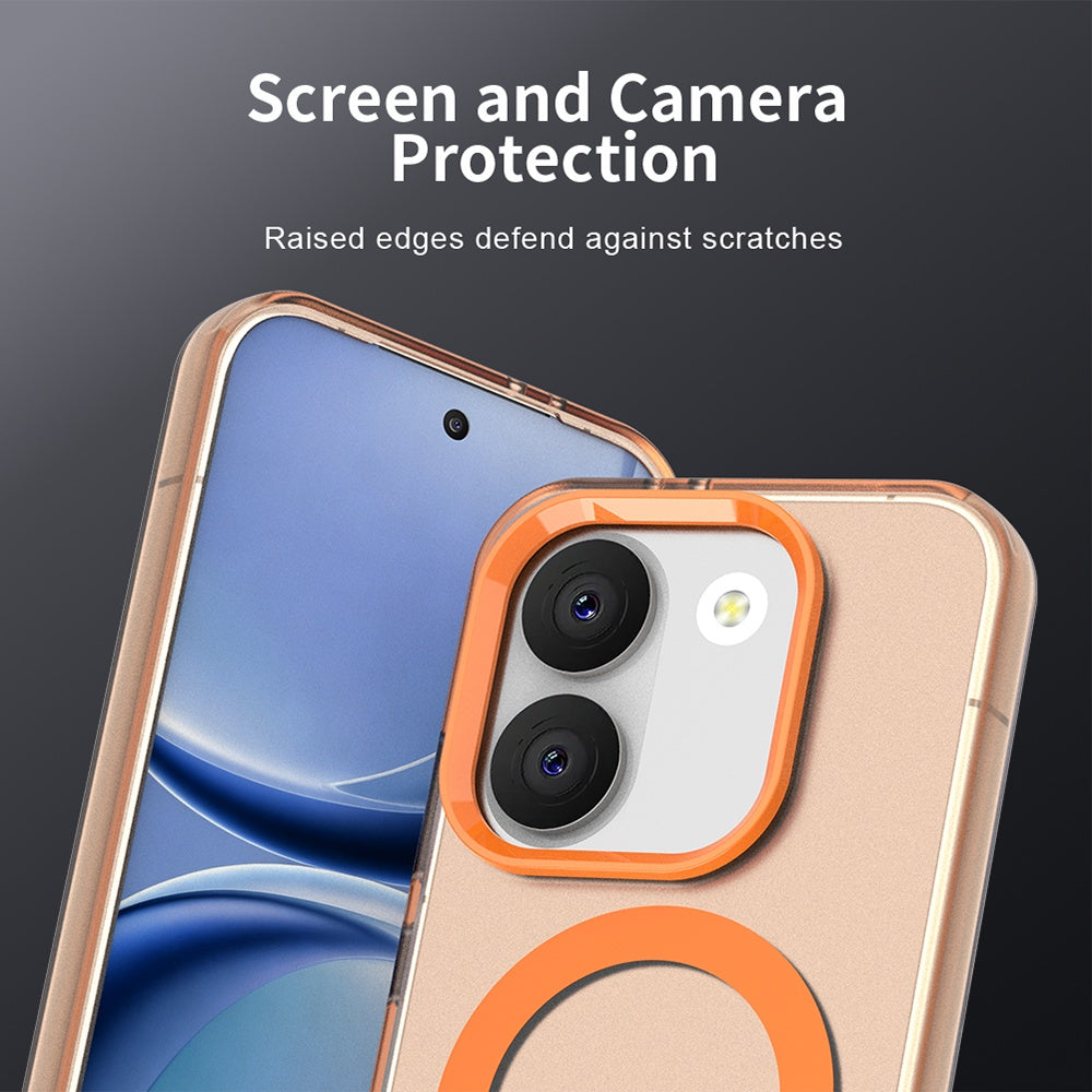 Capa MagSafe para Xiaomi Poco X8 Pro, Techsuit, CandyCase, Laranja