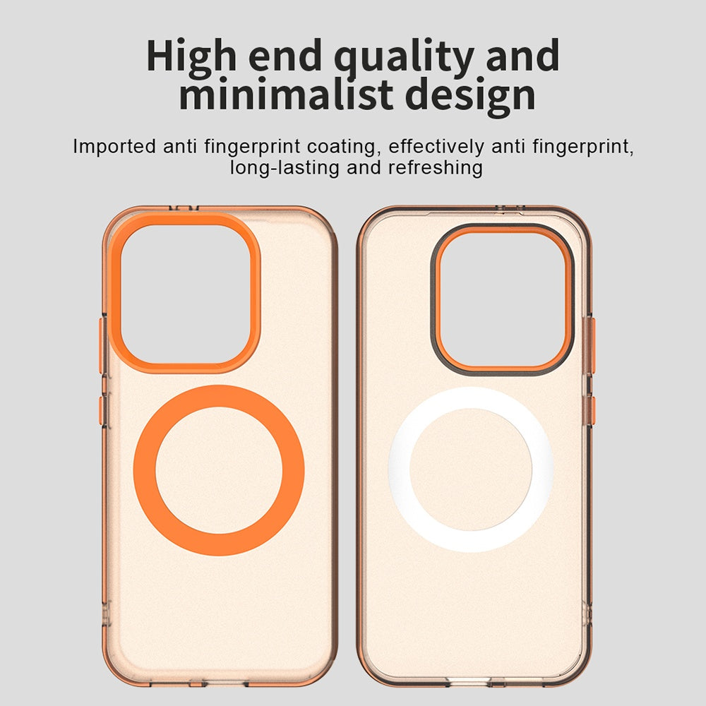 Capa MagSafe para Xiaomi Poco X8 Pro, Techsuit, CandyCase, Laranja