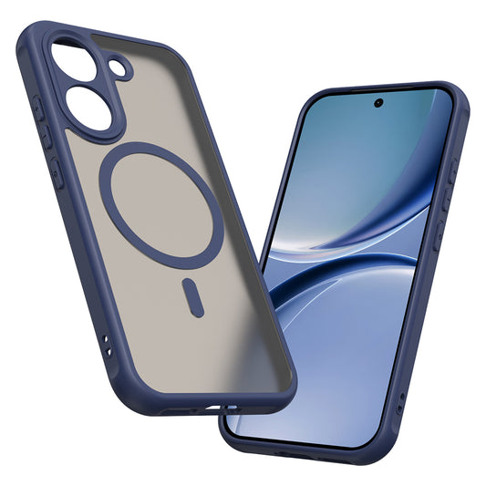 Capa MagSafe para Xiaomi Poco X8 Pro, Techsuit, HaloFrost II, Azul Marinho