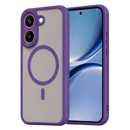 Capa MagSafe para Xiaomi Poco X8 Pro, Techsuit, HaloFrost II, Roxa