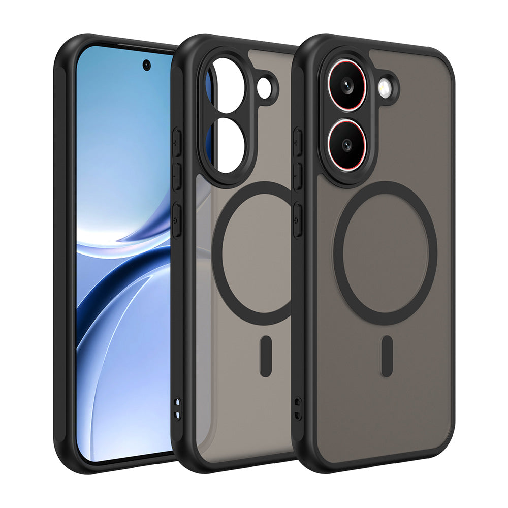 Capa MagSafe para Xiaomi Poco X8 Pro, Techsuit, HaloFrost II, Preta