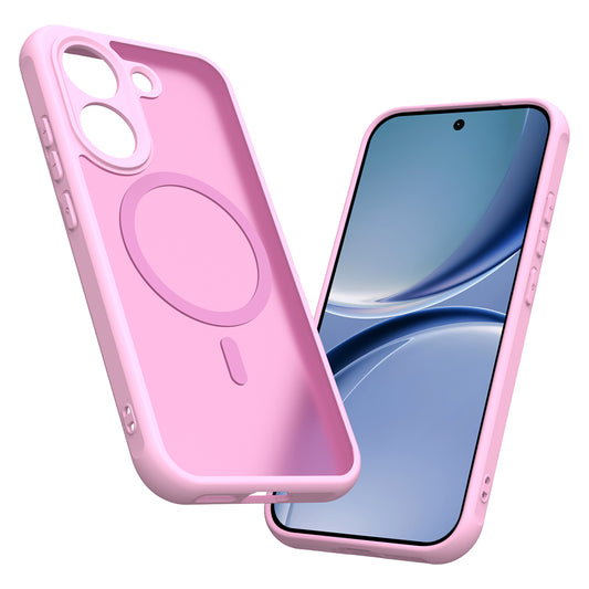 Capa MagSafe para Xiaomi Poco X8 Pro, Techsuit, HaloFrost II, Rosa