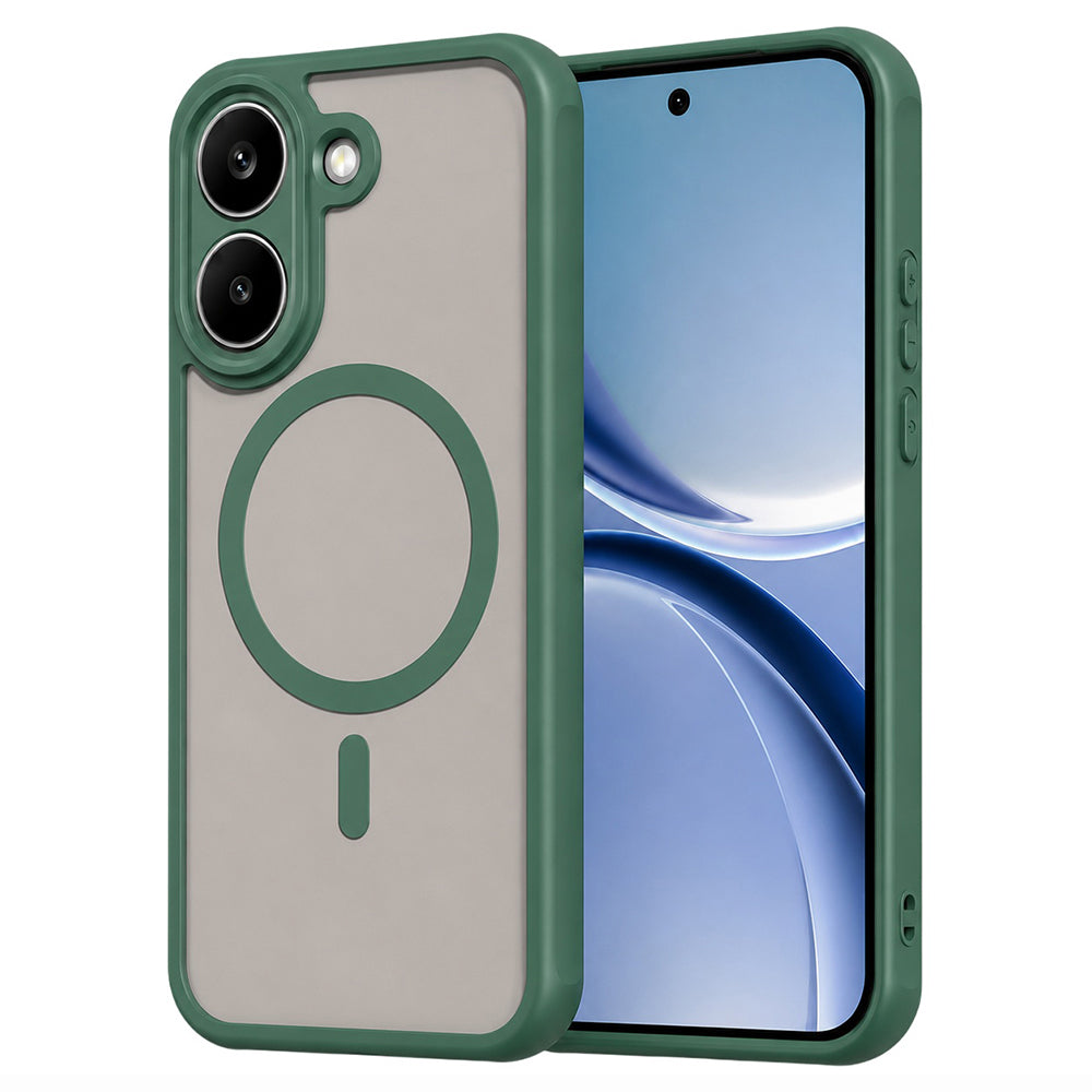 Capa MagSafe para Xiaomi Poco X8 Pro, Techsuit, HaloFrost II, Verde