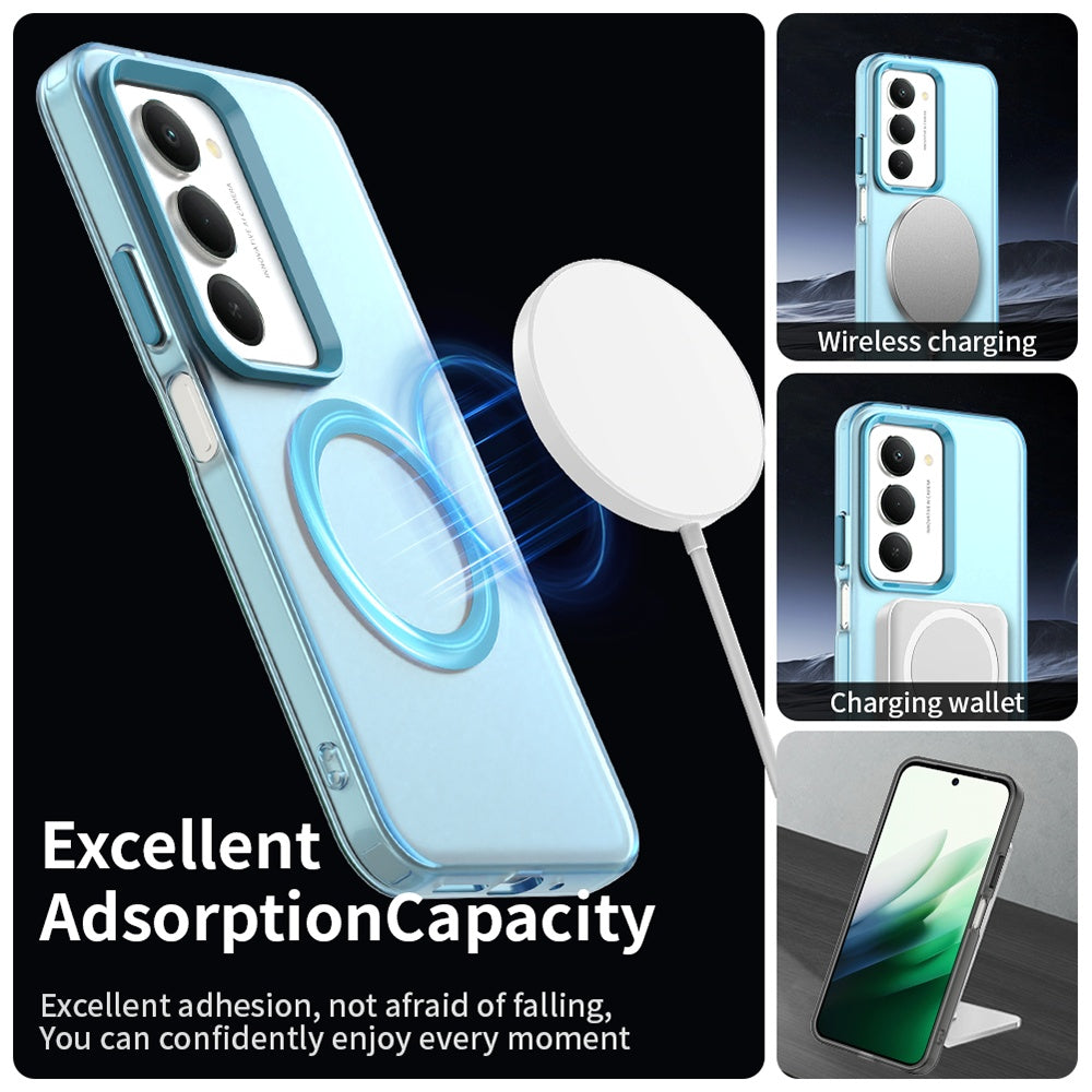 Capa MagSafe para Xiaomi Redmi 15 5G / 15 4G, Techsuit, CandyCase, Azul