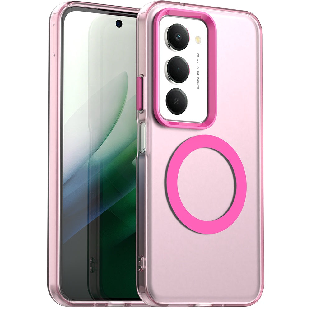 Capa MagSafe para Xiaomi Redmi 15 5G / 15 4G, Techsuit, CandyCase, Rosa