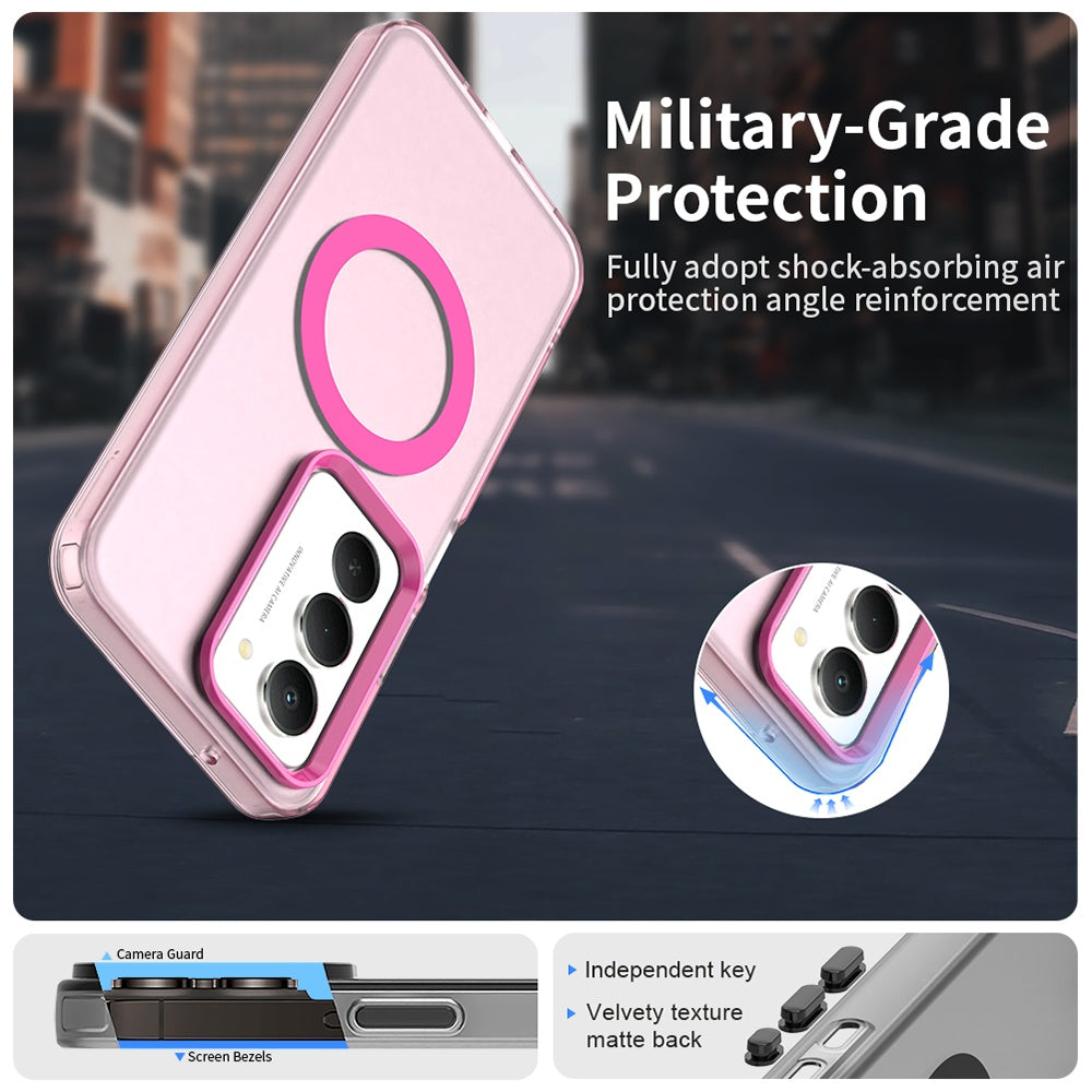 Capa MagSafe para Xiaomi Redmi 15 5G / 15 4G, Techsuit, CandyCase, Rosa