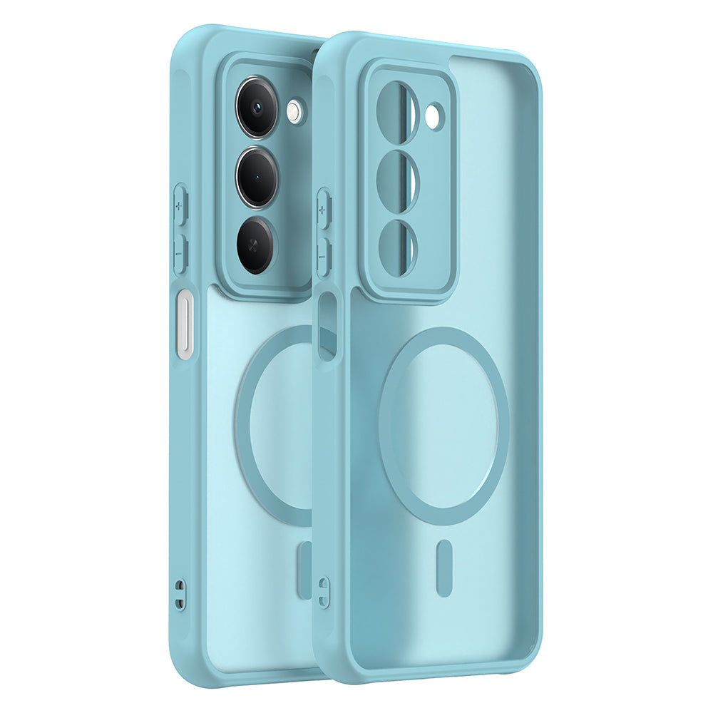 Capa MagSafe para Xiaomi Redmi 15 5G / 15 4G, Techsuit, HaloFrost II, Verde Claro