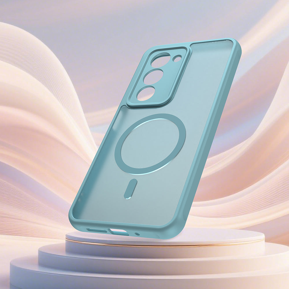 Capa MagSafe para Xiaomi Redmi 15 5G / 15 4G, Techsuit, HaloFrost II, Verde Claro