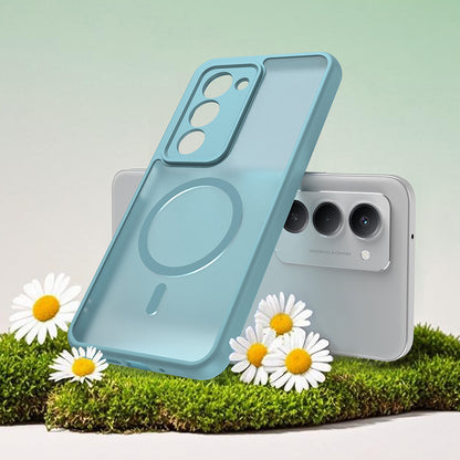 Capa MagSafe para Xiaomi Redmi 15 5G / 15 4G, Techsuit, HaloFrost II, Verde Claro