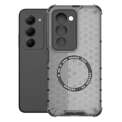 Capa MagSafe para Xiaomi Redmi 15 5G / 15 4G, Techsuit, HoneyComb Shield, Preta