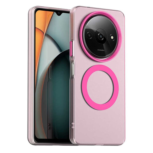 Capa MagSafe para Xiaomi Redmi A3x / A3, Techsuit, CandyCase, Rosa