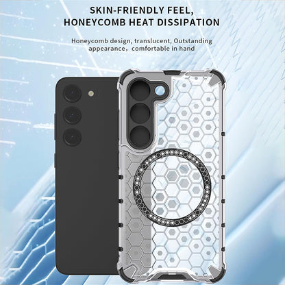 MagSafe Case for Xiaomi Redmi A3x / A3, Techsuit, HoneyComb Shield, White